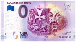 Billet Touristique - 0 Euro - Malte - Caravaggio In Malta - (2019-1) - Privatentwürfe