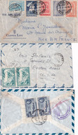 GRECE - 1947/1952 - 9 ENVELOPPES AIRMAIL => FRANCE / USA / FINLANDE / SUISSE ! - Briefe U. Dokumente