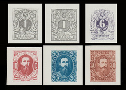 Essais De L'émission De 1869 - LEOPOLD II & Chiffres - Proofs & Reprints