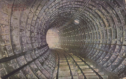 United States PPC Hudson River Tunnel Curve New York Subway Rails U-Bahn FOX STA. NEW YORK 1912 Denmark (2 Scans) - Métro