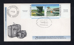 Venezuela 1996 - 25th Anniversary Of Liberator International Airport Maiquetta As Autonomous Company - FDC - Superb*** - Venezuela