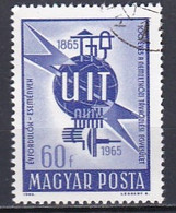 Hungary, 1965, ITU Centenary, 60f, CTO - Used Stamps