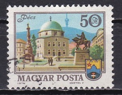 Hungary, 1974, Cityscapes/Pécs, 50Ft, USED - Usado