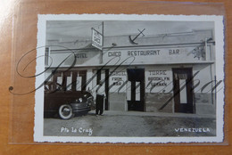 Venuzuela. Hotel Bar Restaurant Chico. Manule Turre. Brooklyn Brotherhood Seaman.  Porto La Cruz. RPPC 1952 - Venezuela