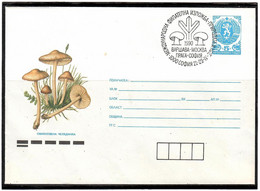 Bulgaria 1990 . Mushrooms .  Post Covers . - Ungebraucht