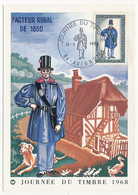 FRANCE - Carte Fédérale - Journée Du Timbre 1968 - Facteur Rural De 1830 - 84 AVIGNON - 16/3/1968 - Dag Van De Postzegel