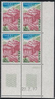 THIERS - N°1904 - BLOC DE 4 TIMBRES - COIN DATE - 22-7-1977 - COTE 4€50. - 1970-1979