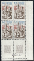 DORAT - N°1937 - BLOC DE 4 TIMBRES - COIN DATE - 28-3-1977 - COTE 4€50. - 1970-1979