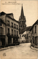 CPA AK VERNOUILLET - Place De La Croix Et Abside De L'Église (359461) - Vernouillet