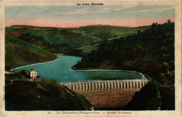 CPA AK Le CHAMBON-FEUGEROLLES - Barrage De COTATAY (359896) - Le Chambon Feugerolles