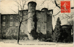 CPA AK Le CHAMBON - Chateau De FEUGEROLLES (359901) - Le Chambon Feugerolles