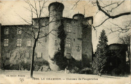 CPA AK Le CHAMBON - Chateau De FEUGEROLLES (359906) - Le Chambon Feugerolles