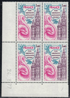 ST AMAND LES EAUX - N°1948 - BLOC DE 4 TIMBRES - COIN DATE - 24-8-1977 - COTE 4€ - 1970-1979