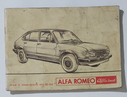 38940 Libretto Uso E Manutenzione - Alfa Romeo Alfa Sud - 3/1980 - Engines