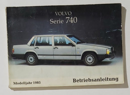 41005 Libretto Uso E Manutenzione - Volvo Serie 740 - 1985 - Moteurs
