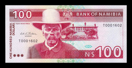 Namibia 100 Dollars 1993 Pick 3 Low Serial T. 1602 SC UNC - Namibia