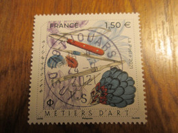 2021 Métiers D'art Plumassier Oblitéré Premier Jour Cachet Rond 24/09/2021 - Used Stamps