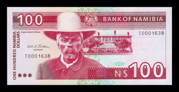 Namibia 100 Dollars 1993 Pick 3 Low Serial T. 1638 SC UNC - Namibie