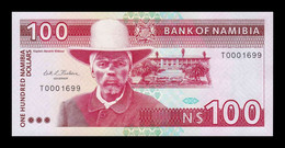 Namibia 100 Dollars 1993 Pick 3 Low Serial T. 1699 SC UNC - Namibia