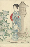 JAPAN , Lady In Summer , 1909 , µ - 1900-1949