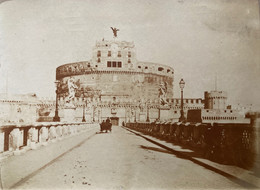 Rome Roma - Photo Ancienne Circa 1900 - Le Château St Ange , Castel Sant’angelo - Italie Italia - Castel Sant'Angelo