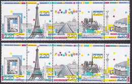 2583A, Décalage Couleur Drapeau, Neuf - Varieties: 1980-89 Mint/hinged