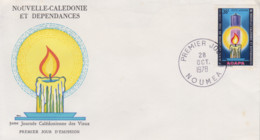 Enveloppe  FDC  1er Jour   NOUVELLE CALEDONIE   3éme  Journée  Calédonienne  Des  Vieux   1978 - FDC