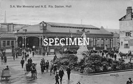 S.A. War Memorial And N.E. Rly. Station @ Hull - Hull