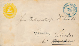 Braunschweig - 23 Mars 1860 - Enveloppe 147 X 84 K1 - Brunswick