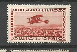 SARRE PA N° 1 NEUF*  CHARNIERE / MH - Airmail