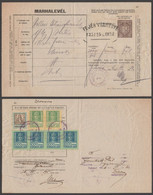 1926 Hungary FEJÉR County FELCSÚT - REVENUE TAX Stamp / Saint Stephen CROWN - Animal PIG CATTLE Passport 1923 - Fiscali