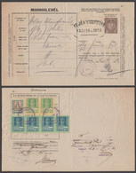 1926 Hungary FEJÉR County FELCSÚT - REVENUE TAX Stamp / Saint Stephen CROWN - Animal PIG CATTLE Passport 1923 - Steuermarken