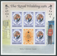 SP THE ROYAL WEDDING 1981 / SENTRY COLDSTREAM GUARDS / MNH **/ - Sierra Leone (1961-...)