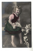 DG2344 - FAMOUS CHILD MODEL 1920, POSING BAREFOOT And FLOWER GARLAND - Portraits