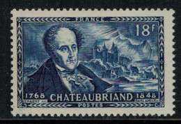 France // 1948 // 100 Ans De La Mort De François-René, Neuf** MNH N0. 816 Y&T (sans Charnière) - Unused Stamps