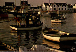 29 GUILVINEC RETOUR AU PORT DANS LE SOIR DE L'ETE - Guilvinec