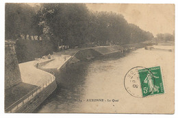 CPA  21 CÔTE D'OR  AUXONNE   Le Quai N°59 - Auxonne