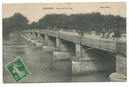 CPA  21 CÔTE D'OR  AUXONNE   Le Pont Sur La Saône - Auxonne