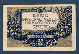 Calendario Tascabile 1928 Istituto Medico Farmacologico SERONO - Petit Format : 1921-40