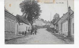 80  VIGNACOURT  RUE D'EN  BAS      2 SCANS - Vignacourt