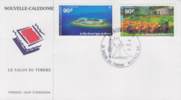 Enveloppe  FDC  1er Jour   NOUVELLE CALEDONIE    Le  Salon  Du   Timbre     1994 - FDC