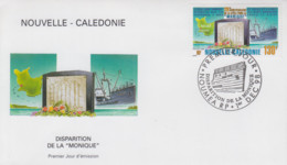 Enveloppe  FDC  1er  Jour   NOUVELLE  CALEDONIE   Disparition  De  La   MONIQUE   1998 - FDC