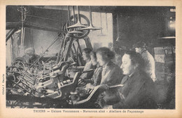 CPA 63 THIERS USINE VAUCANSON NAVARRON AINE ATELIER DE FACONNAGE - Thiers