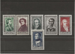 FRANCE  SERIE N° 891 A 896 NEUVE SANS CHARNIERE -ANNEE 1951 - COTE : 60 € - Unused Stamps