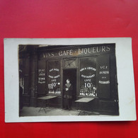 CARTE PHOTO CAFE  VINS LIQUEURS LIEU A IDENTIFIER - A Identifier