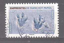 France Autoadhésif Oblitéré N°1962 (Empreintes De Manchot Papou) (cachet Rond) - Used Stamps