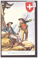 LES CHASSEURS DE CHAMOIS EN 1830 - TB - Cham