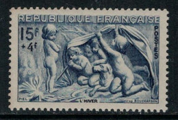France // 1949 // Série Des Saisons, Hiver, Neuf** MNH N0.862 Y&T (sans Charnière) - Neufs
