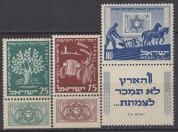 ISRAEL - 50e Anniversaire Du Fond National - Nuovi (con Tab)