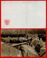 CPA RR GP NV Animée- La Grosse Pièce Lange Max De Leugenboom Qui Tirait Sur Dunkerque. - BELGIQUE, MOERE - HALVE-BARREEL - War 1914-18